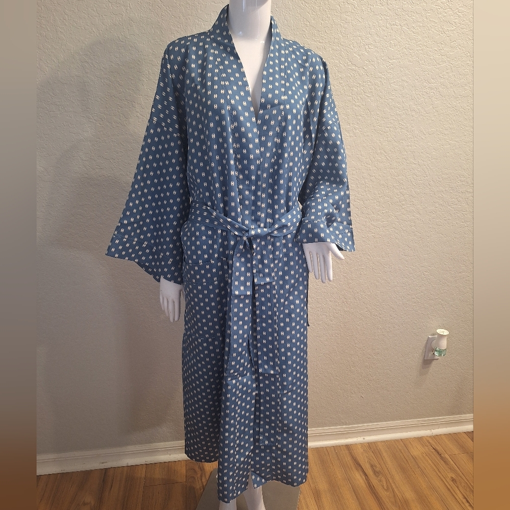 Halston logoed Robe